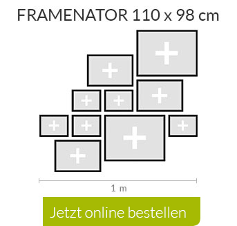 Fotorahmen Collage gestalten mit dem Framenator von PixelNet