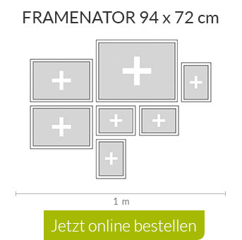 Bilderrahmen Collage selber machen mit dem Framenator von PixelNet