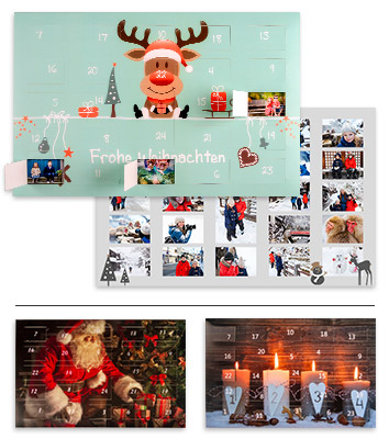 Adventskalender mit Poster