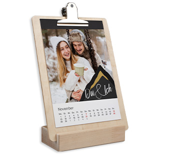 Kalender mit Klemmbrett